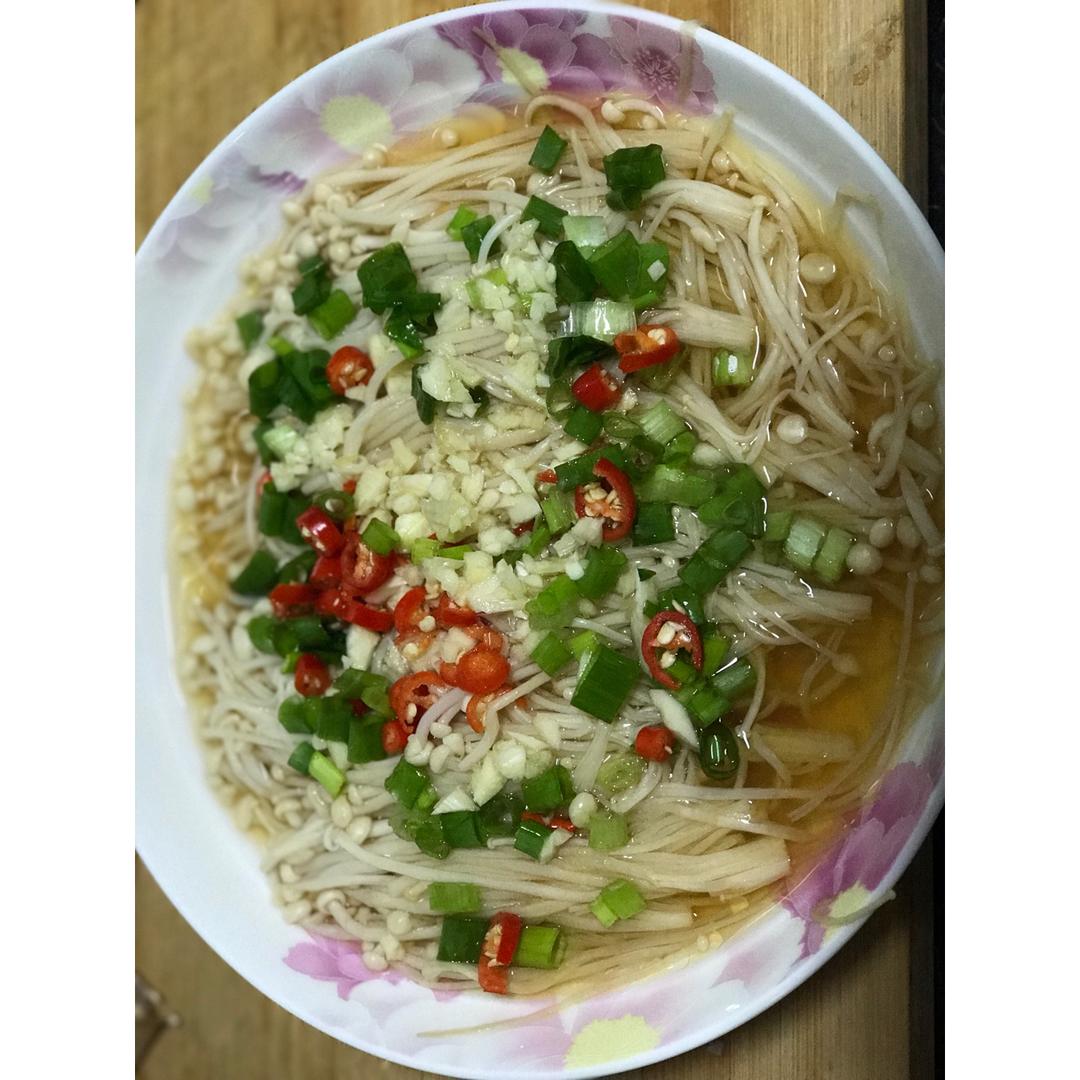 蚝油金针菇
