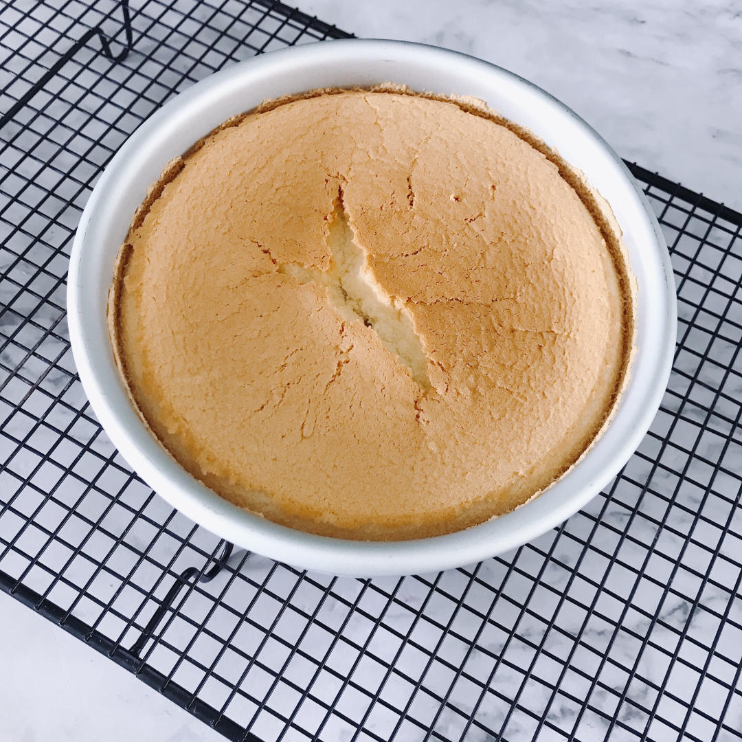 《Tinrry+》戚风蛋糕（6寸配方）（基础、超详细教程）