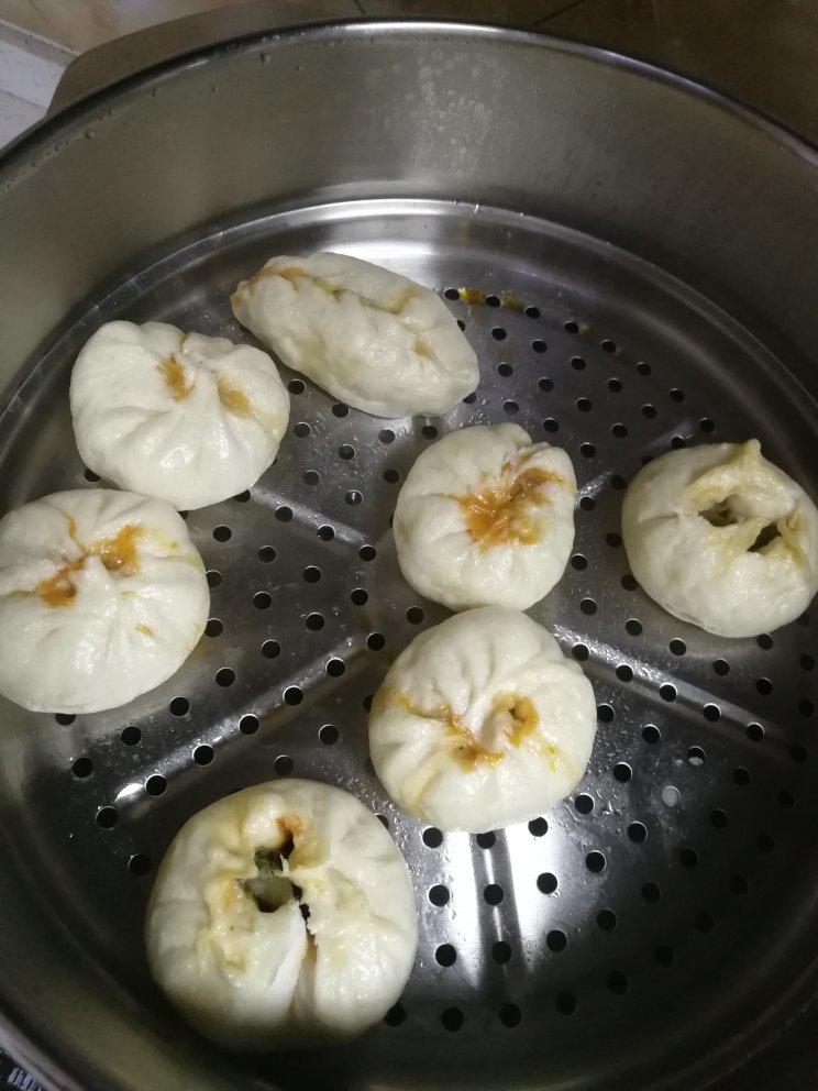 青菜香菇包子