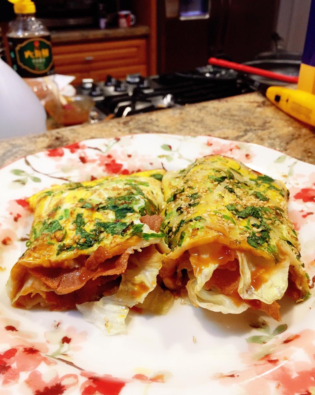 煎饼果子（超详细步骤 甜面酱都是自制的）