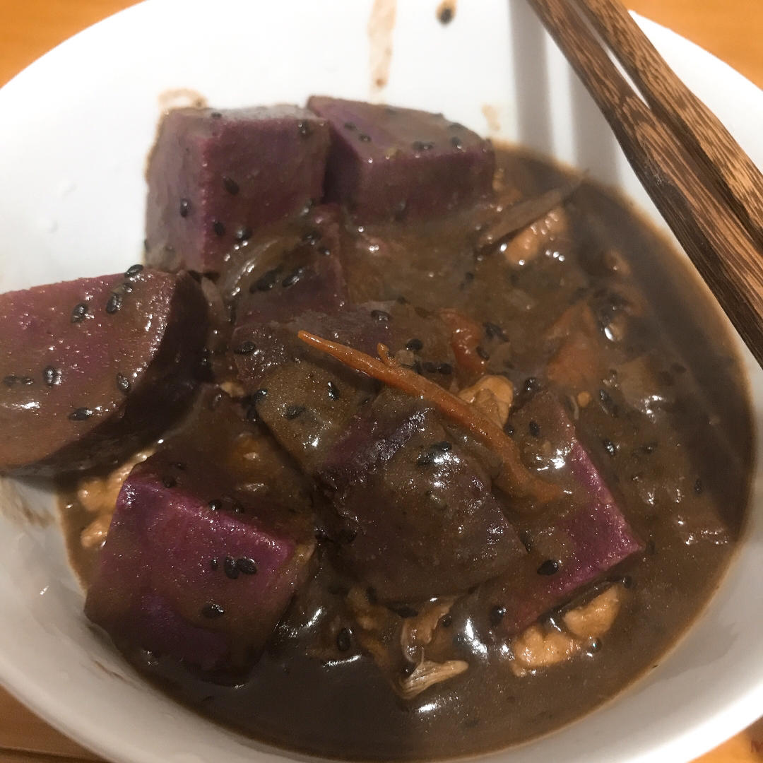 好吃到舔盘子的鸡胸肉咖喱饭