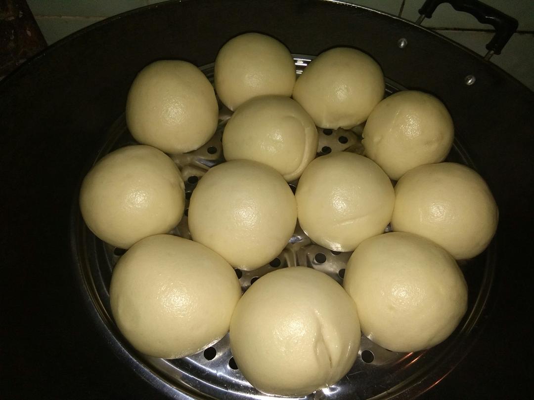 纯手工奶香馒头【无泡打粉，无添加】