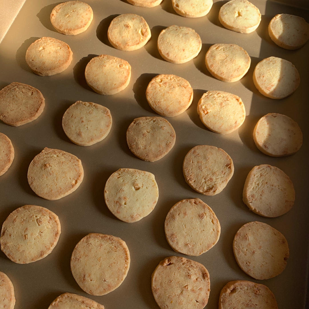 免打发❗️零失败❗️黄金芝士咸味饼干❗️