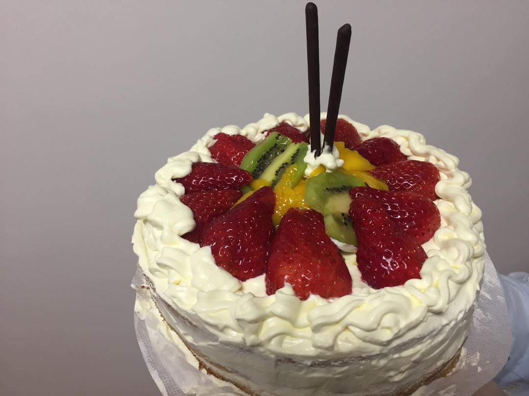 圣诞呆萌裸蛋糕