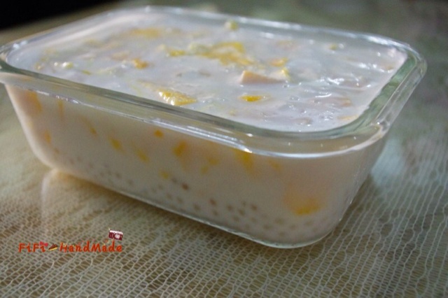 椰汁芒果西米露