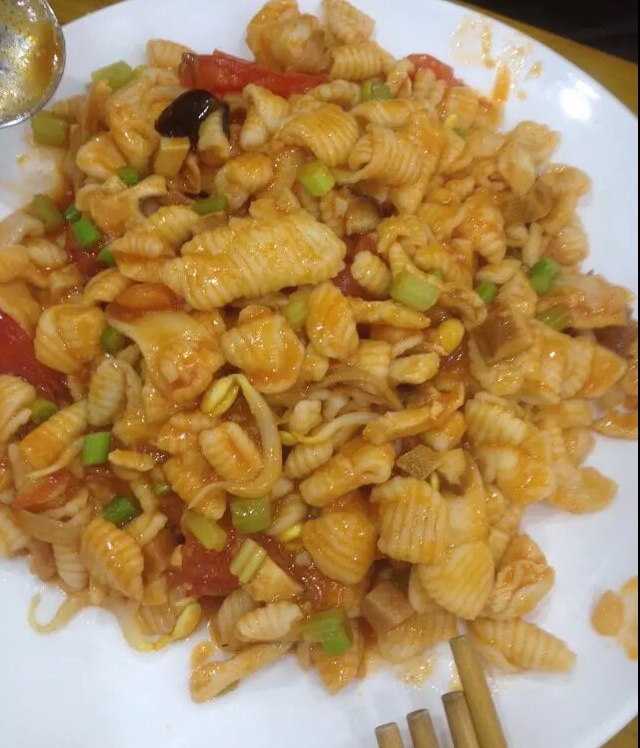 炒麻食儿（猫耳朵）