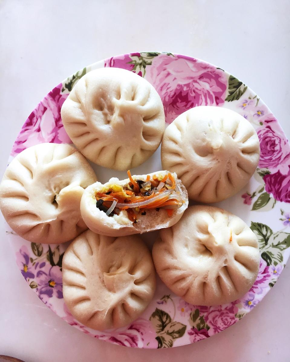 浅影_1yad做的胡萝卜粉丝素包子馅