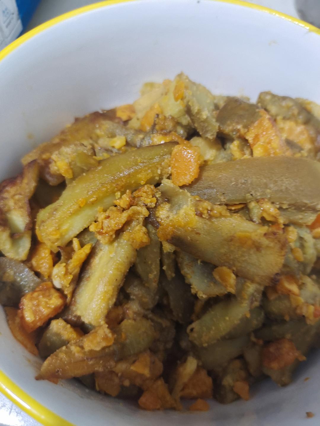 咸蛋黄茄子
