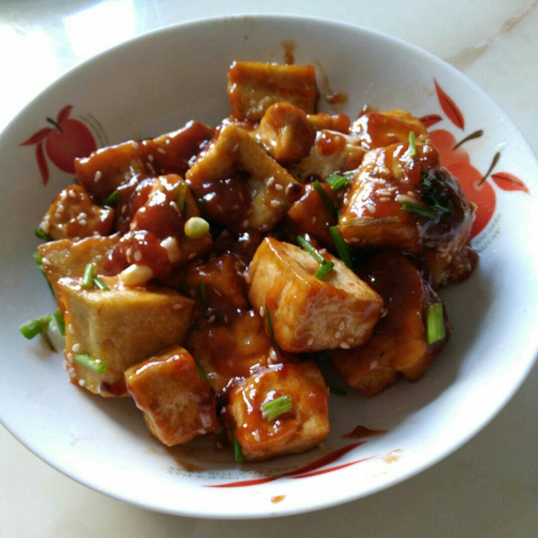 糖醋脆皮豆腐