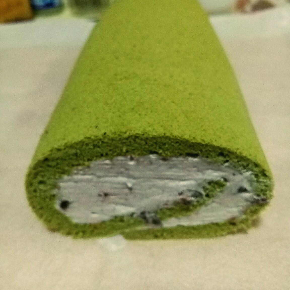 抹茶戚风蛋糕卷