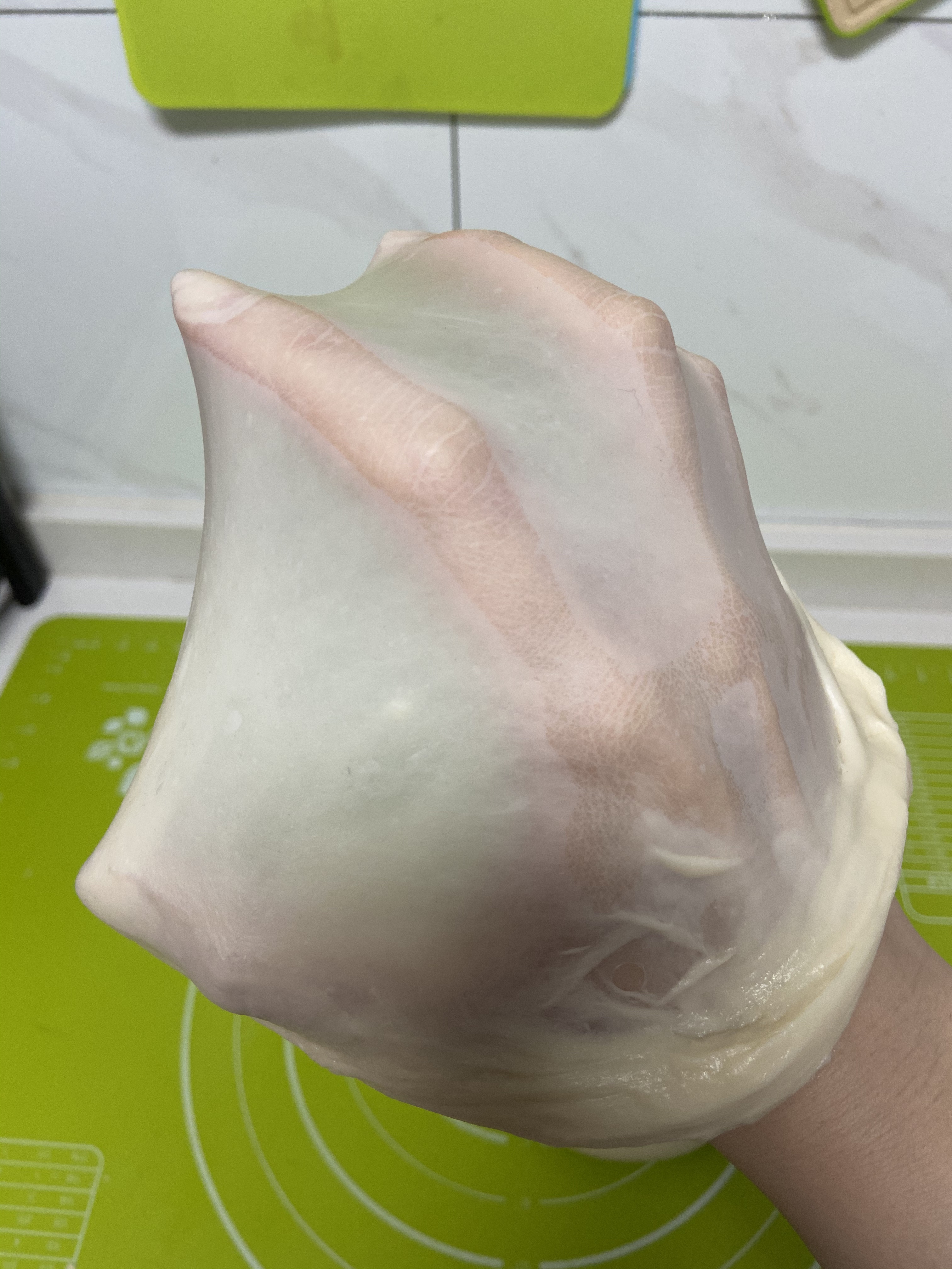 手揉🐄牛奶吐司🍞（蜡笔小新拯救手套膜）的做法 步骤7