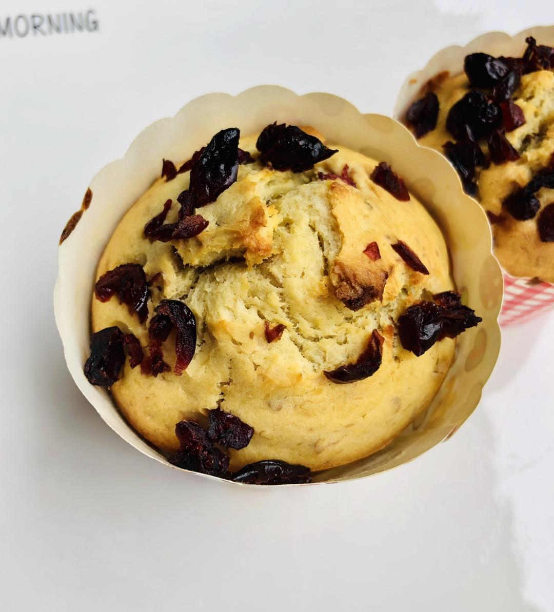 少女心的香蕉蔓越莓玛芬