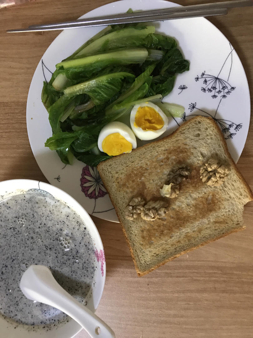 营养搭配早餐＊我的早餐＊面包、粥、意面、蒸蛋……作品里有我的很多天早餐供大家参考