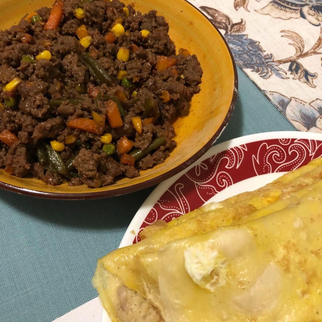 茶餐厅必点—免治牛肉饭