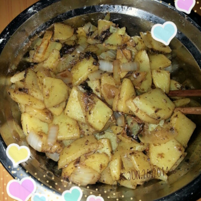 孜然洋葱土豆片