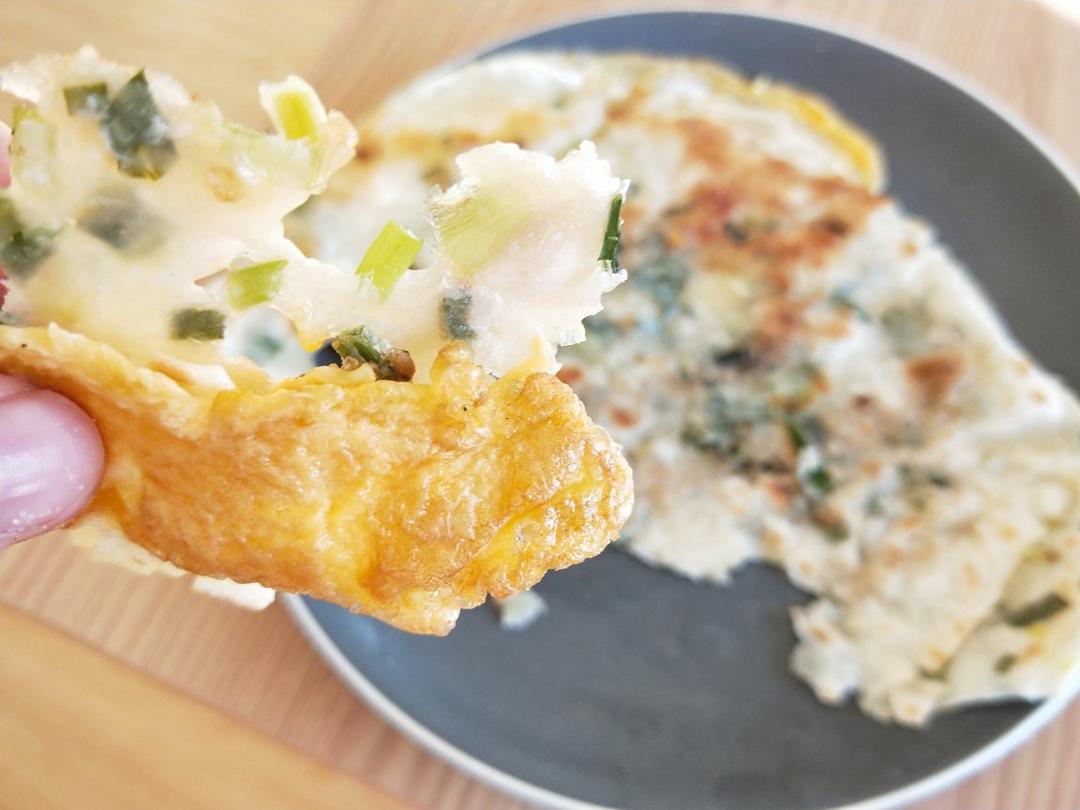 葱油饼（饺子皮 懒人快手版）