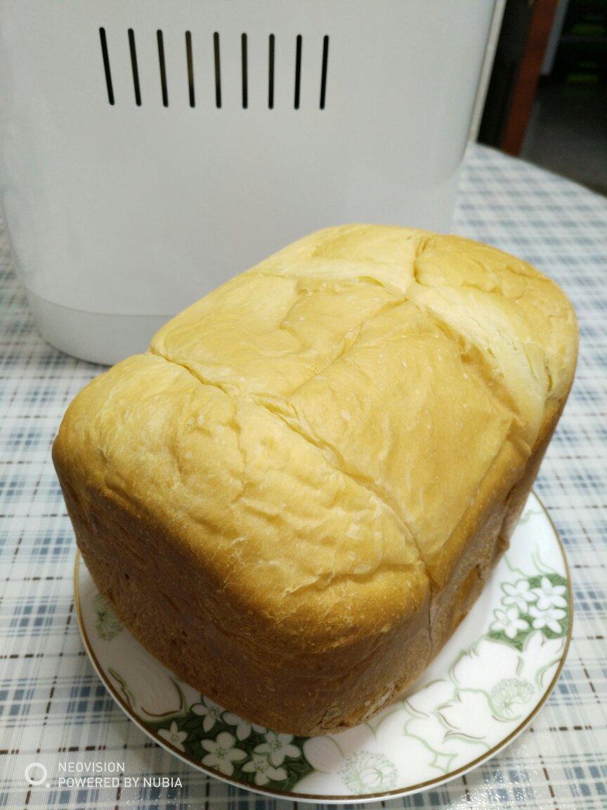 超级好吃的原味面包（面包机版）