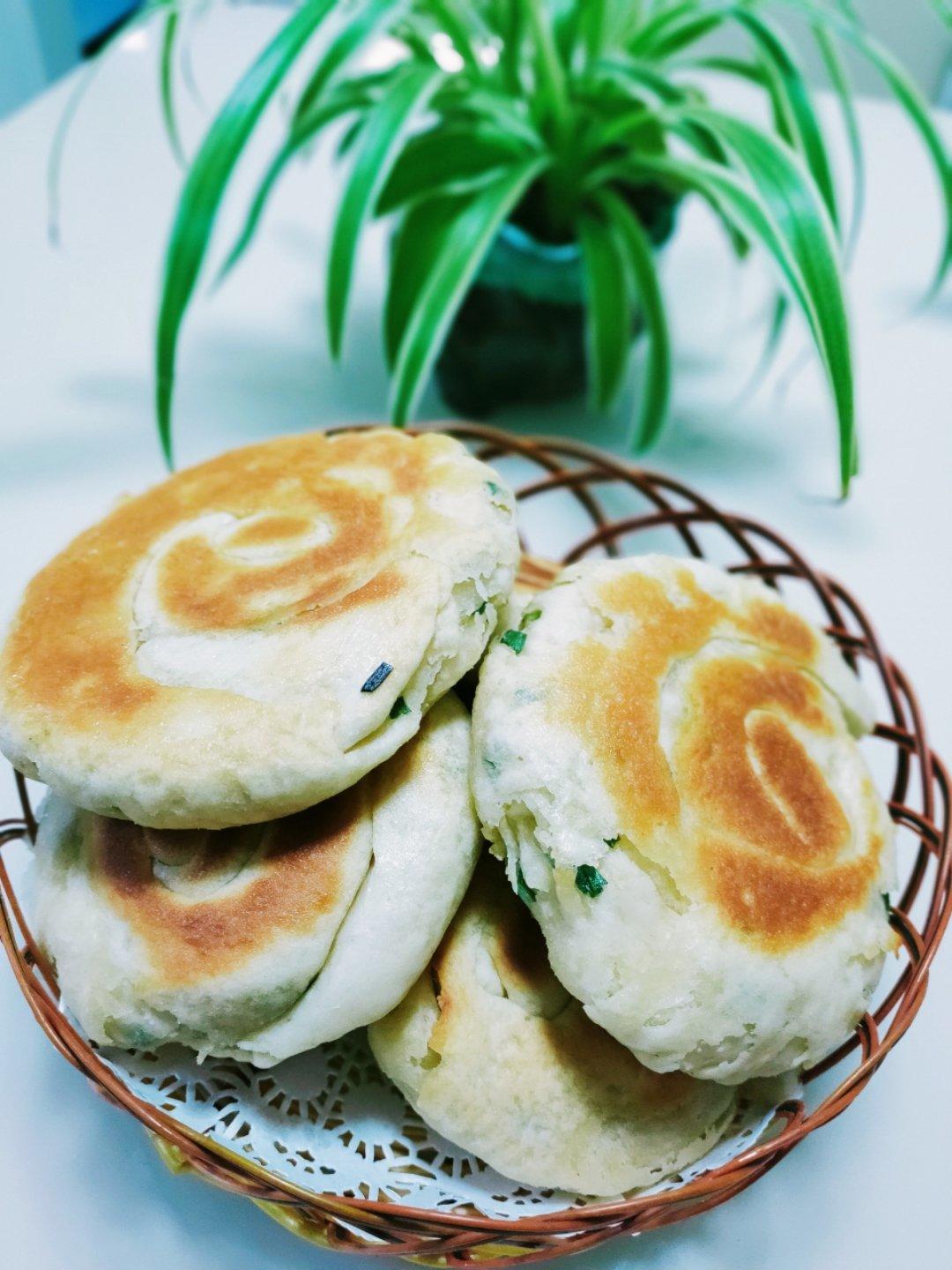黄油葱香烙饼（发面）