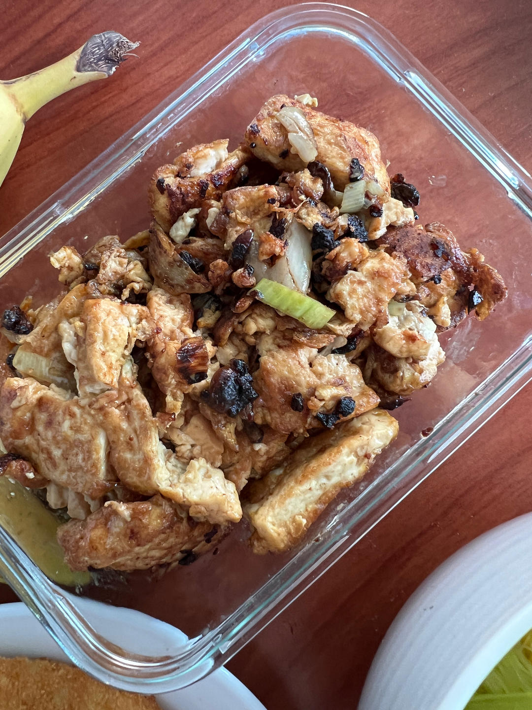 焖煎豆腐