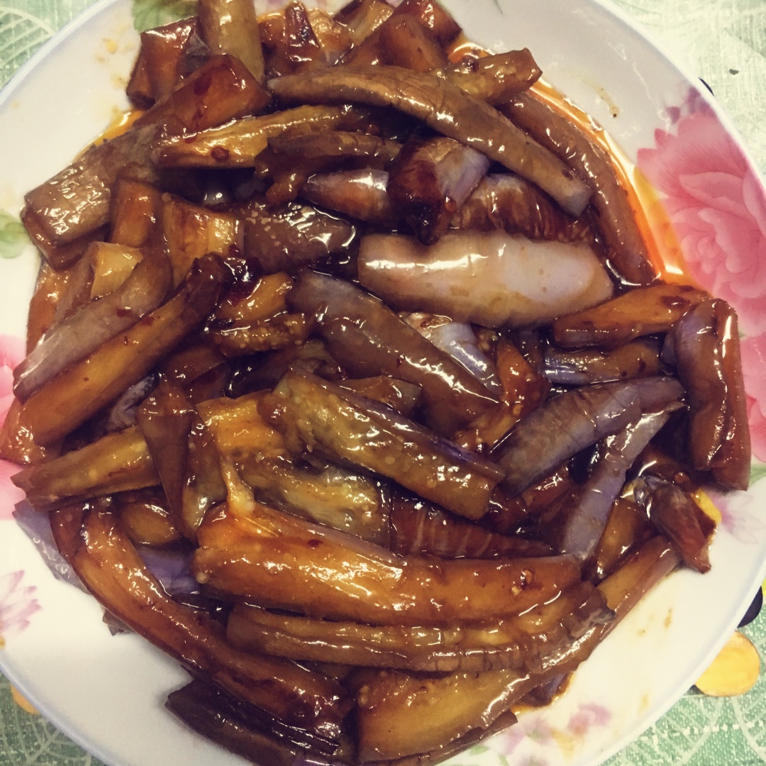 老丁的私房菜-油焖茄子