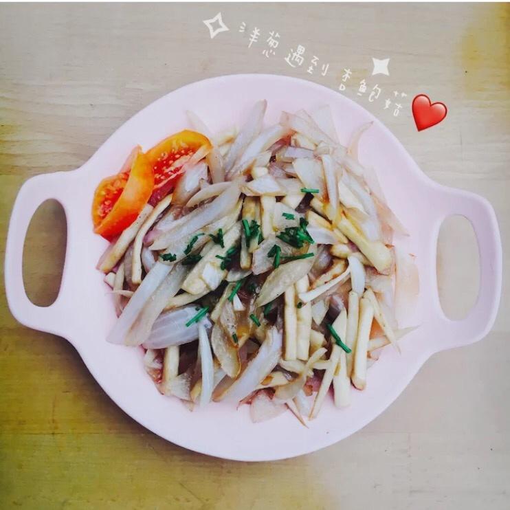 洋葱遇到杏鲍菇