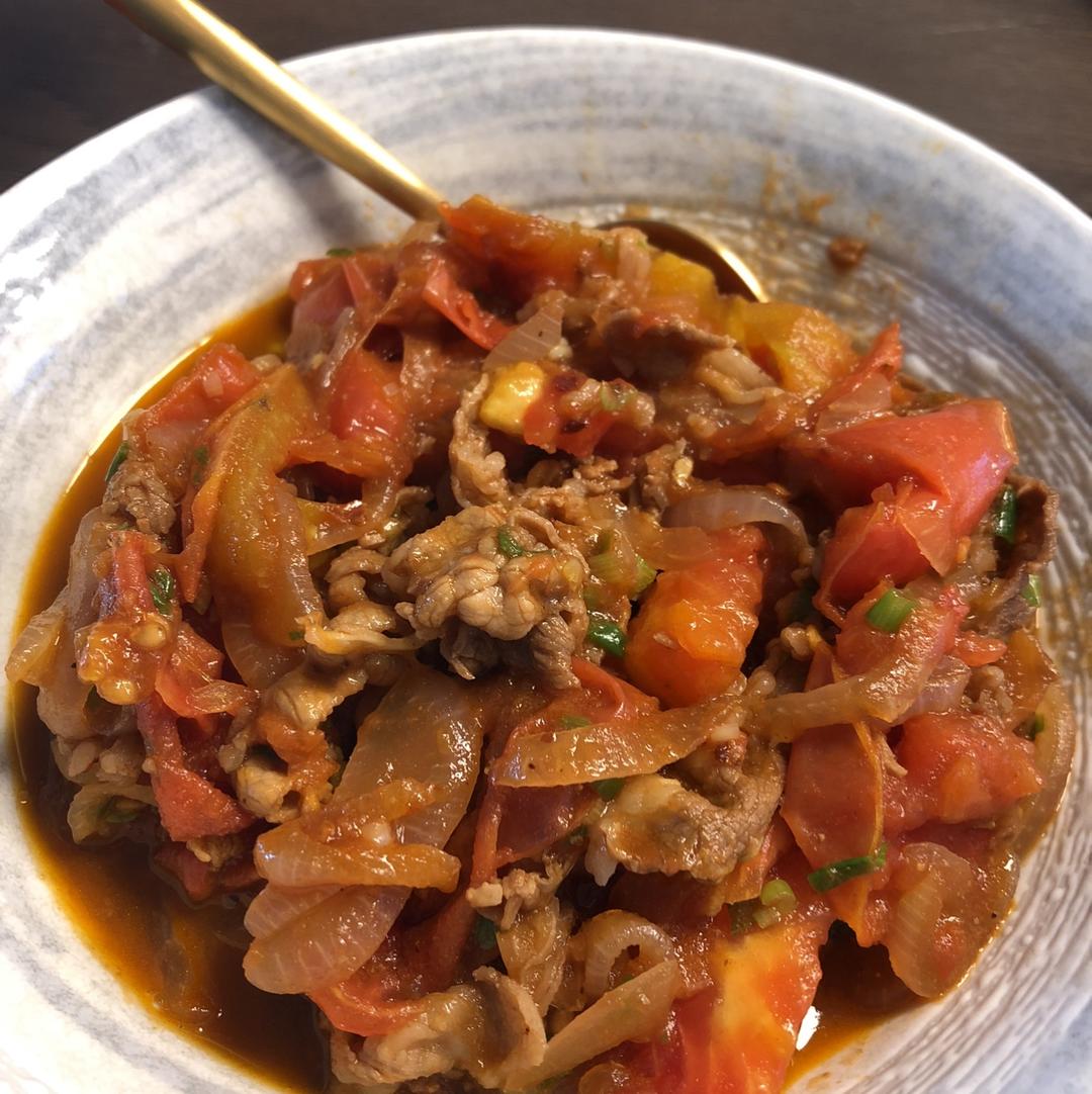 番茄肥牛饭