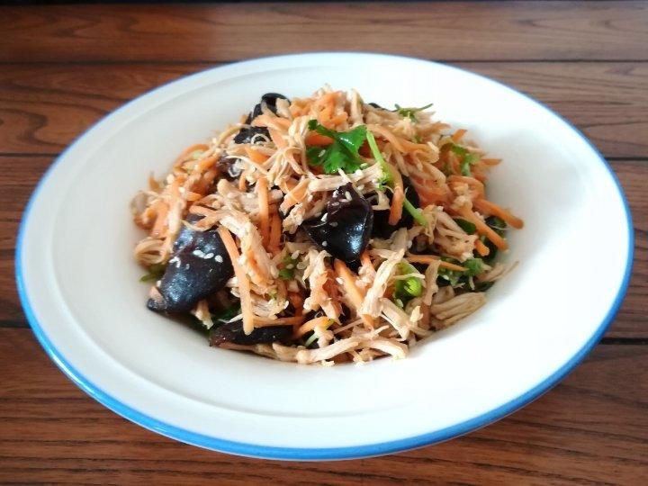 减脂健身｜凉拌手撕鸡丝（香辣&麻油版）