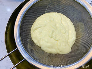 【0294】巴斯克式榴莲乳酪蛋糕（免机器版） <302小厨房>的做法 步骤12