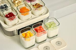 自制健康低糖酸奶/酸奶机版/高颜值🍓9种水果口味的做法 步骤21