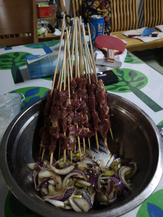 烤箱版羊肉串