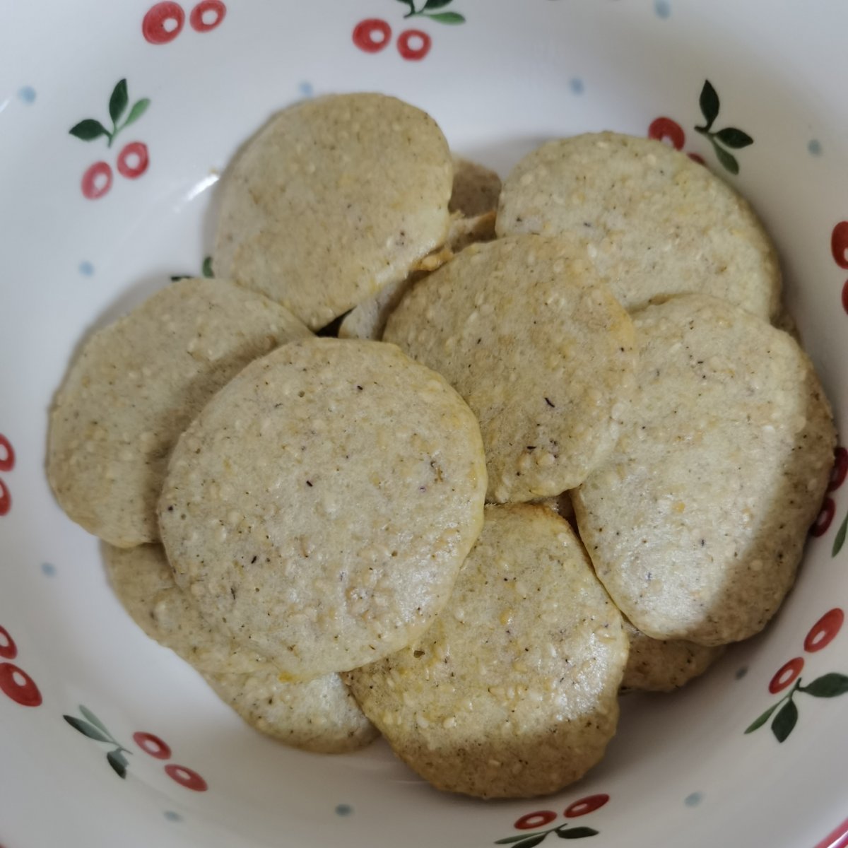 生酮蛋白芝麻饼干