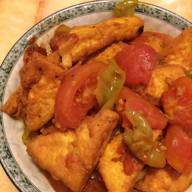 西红柿烧豆腐