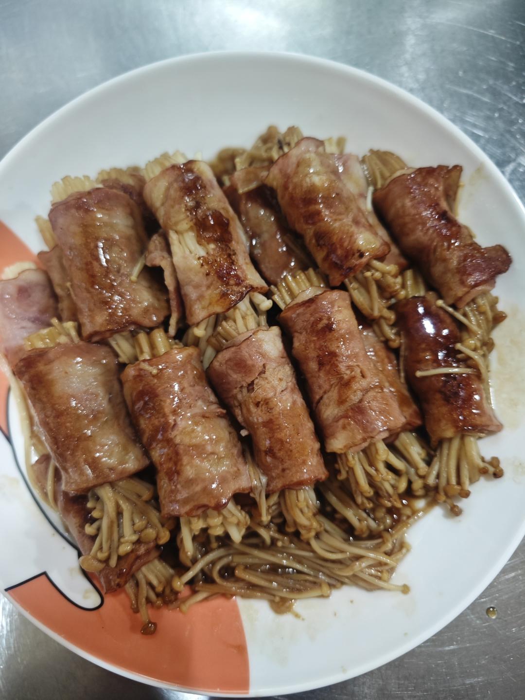 金针菇培根卷