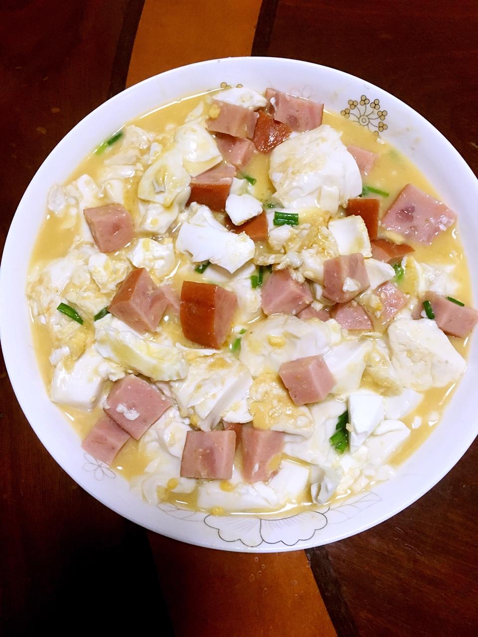 老丁的私房菜-蟹黄豆腐