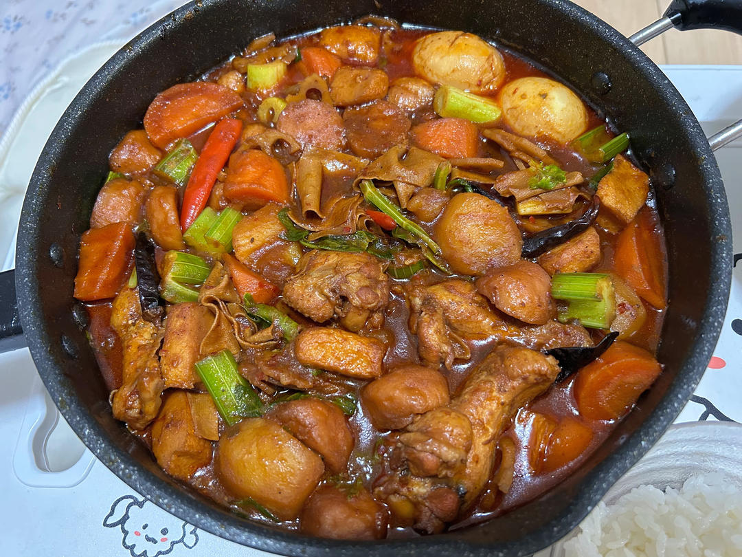 年夜饭必做——鲜香麻辣的火锅鸡❗️上桌全家抢着吃