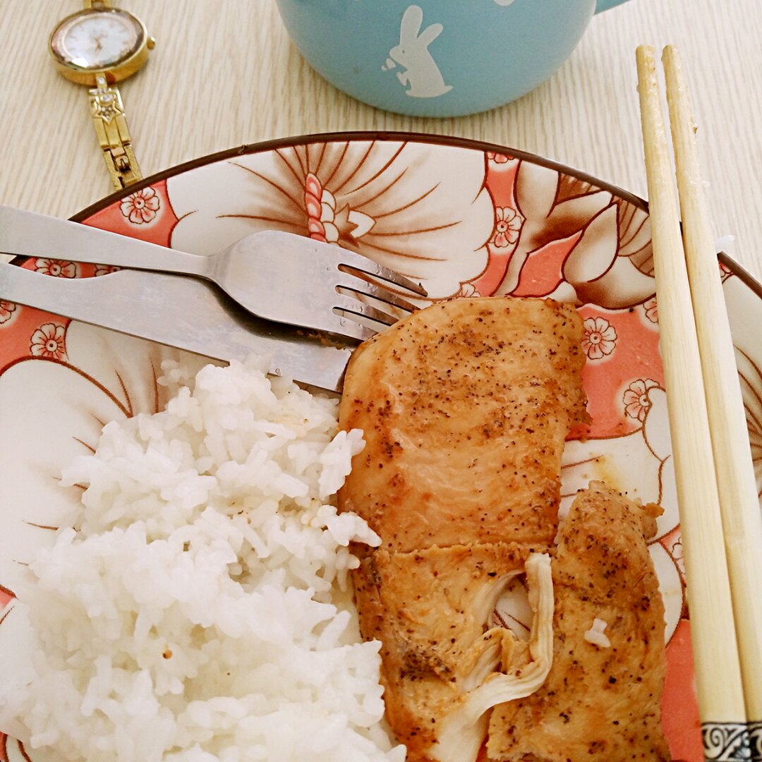 无油低脂烤鸡胸肉（减肥版）