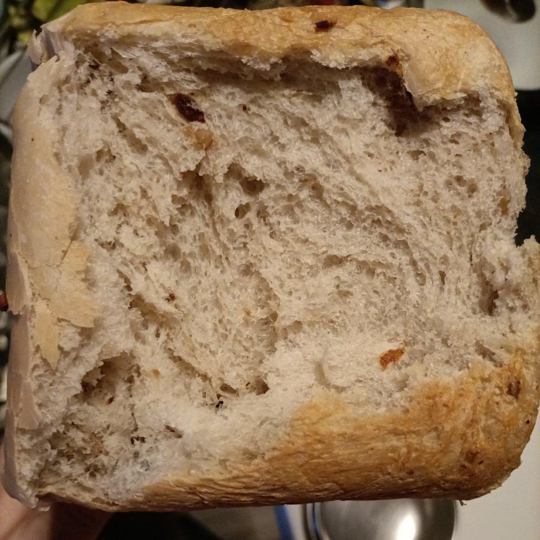 面包机版红枣核桃吐司