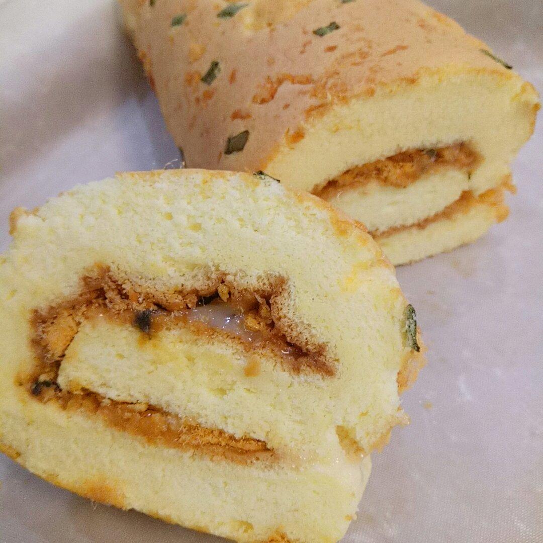 香葱肉松卷 蛋糕卷-无敌美味