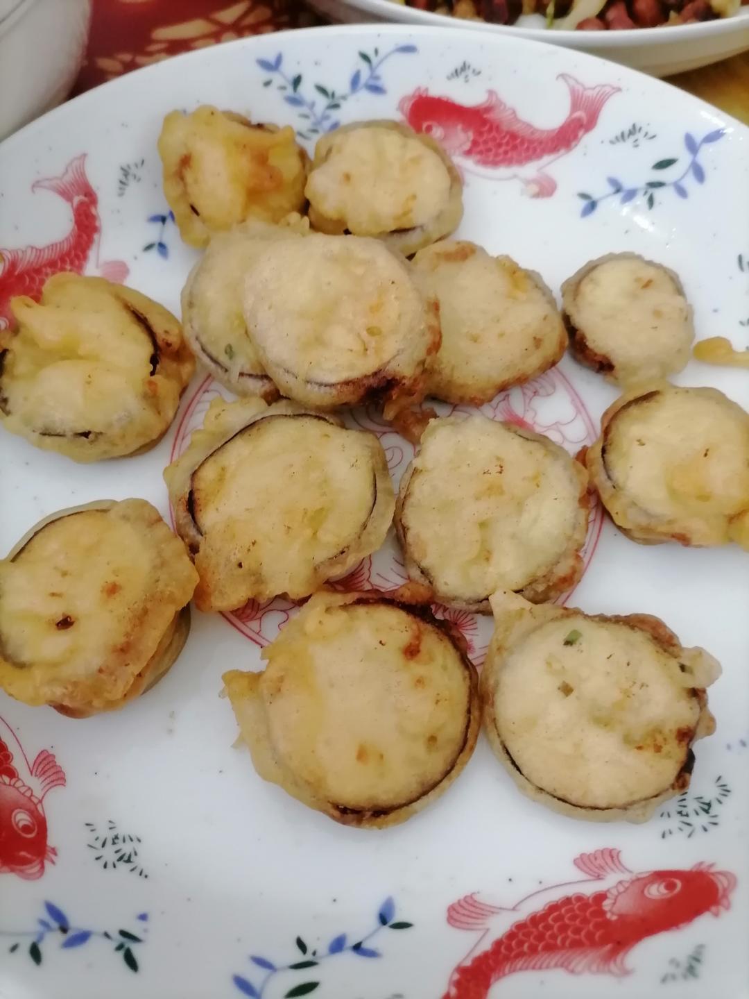 酥炸茄盒￨外酥里嫩