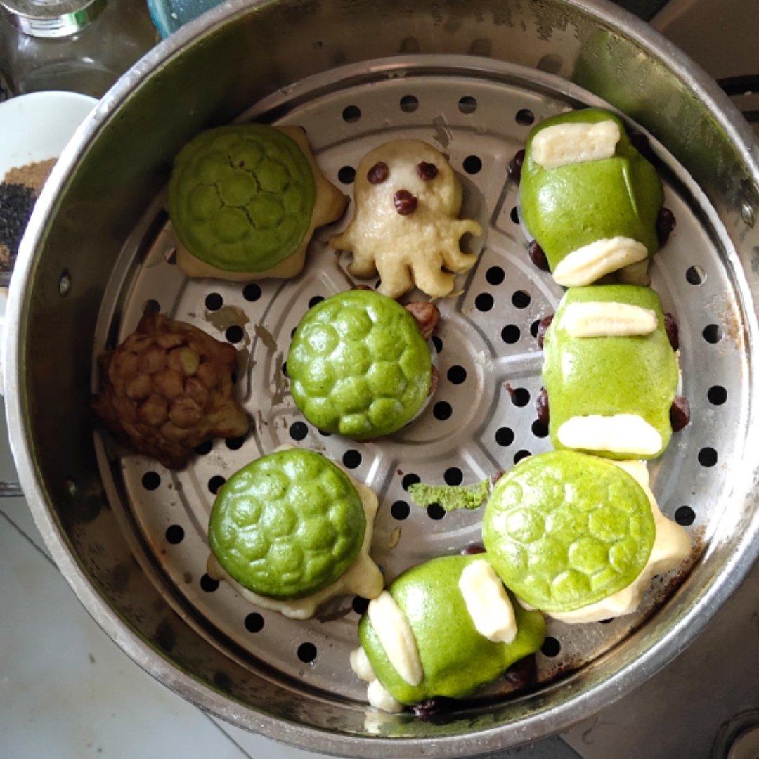 卡通刀切馒头系列之——小汽车南瓜馒头