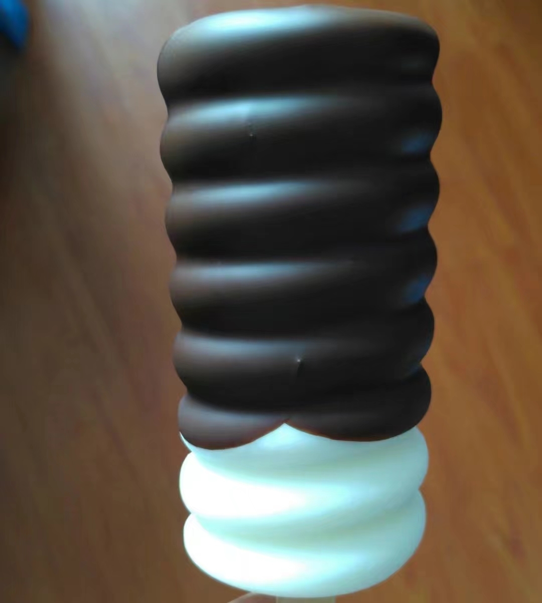 我的自制酸牛奶水果酱巧克力脆皮奶油雪糕冰淇淋记录的做法 步骤9