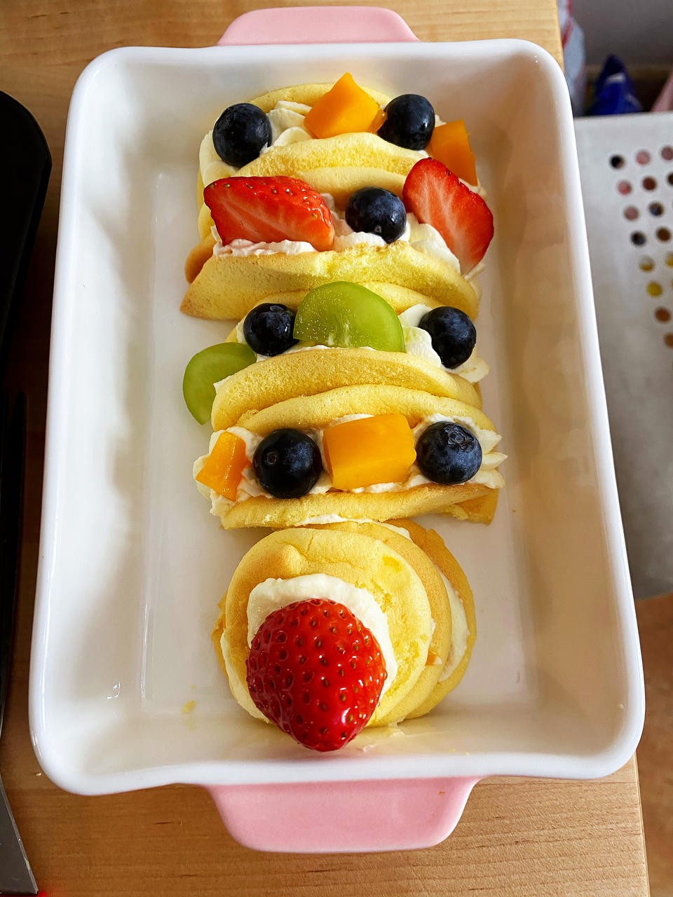 🔥好清新的水果抱抱卷呀