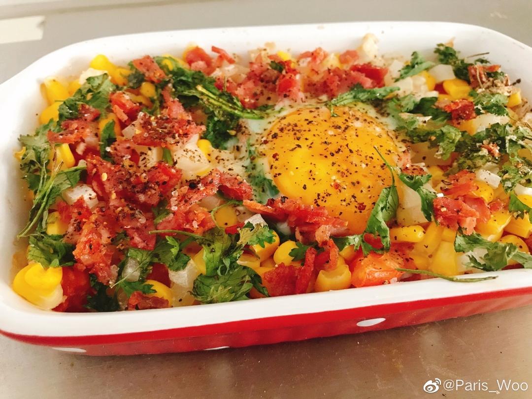 低脂低卡高蛋白、高颜值减肥早餐--北非蛋