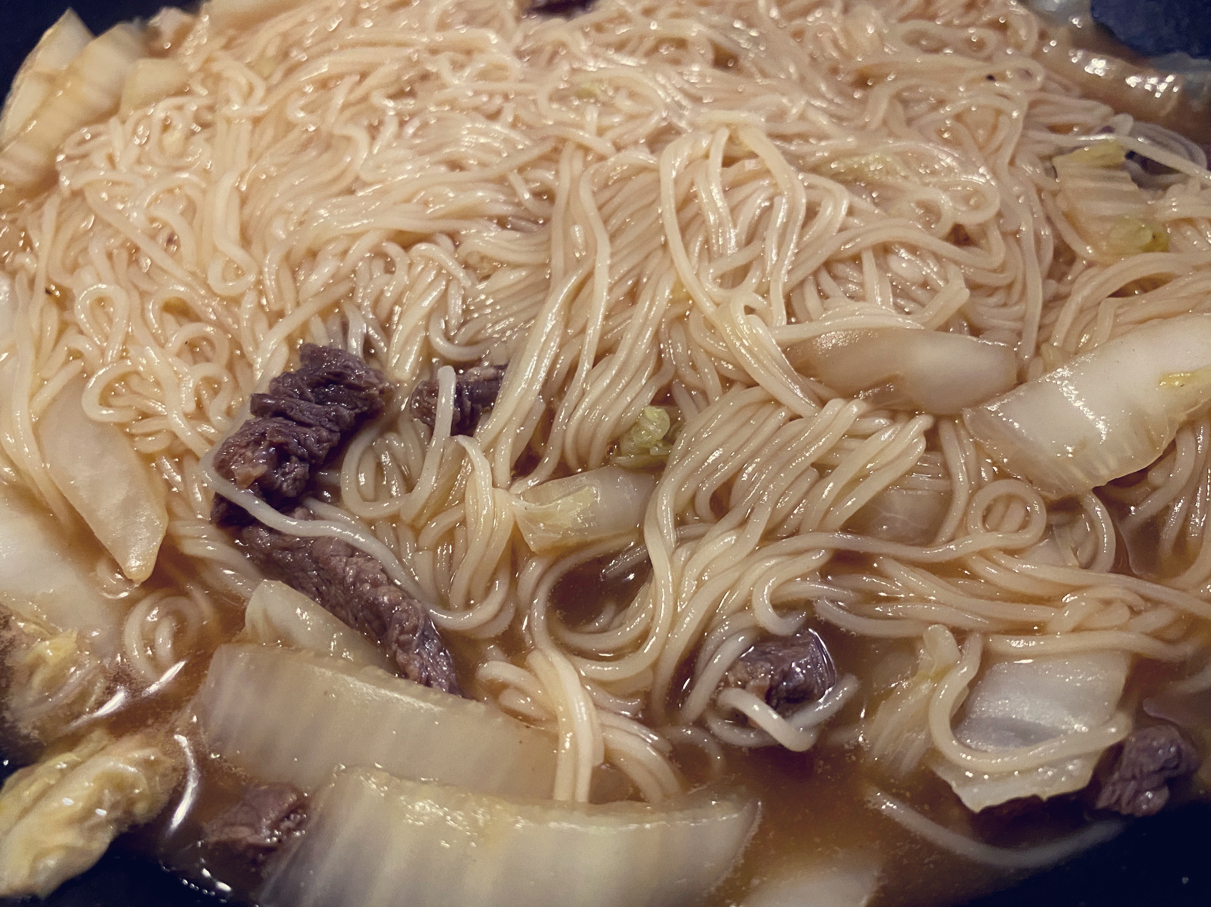 最浓家乡味道的炝锅汤面的做法