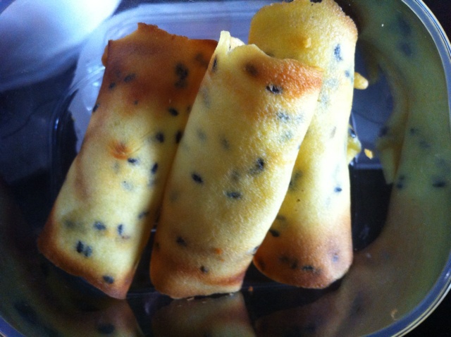 平底锅脆皮蛋卷