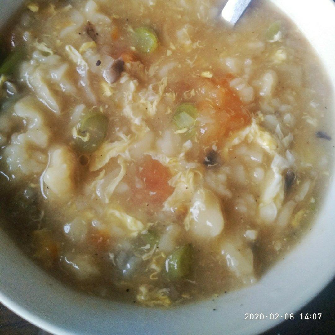 简单早餐-疙瘩汤
