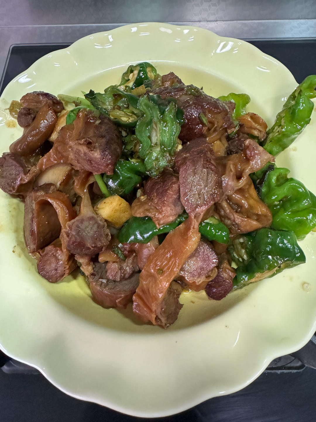 辣椒炒护心肉🌶️