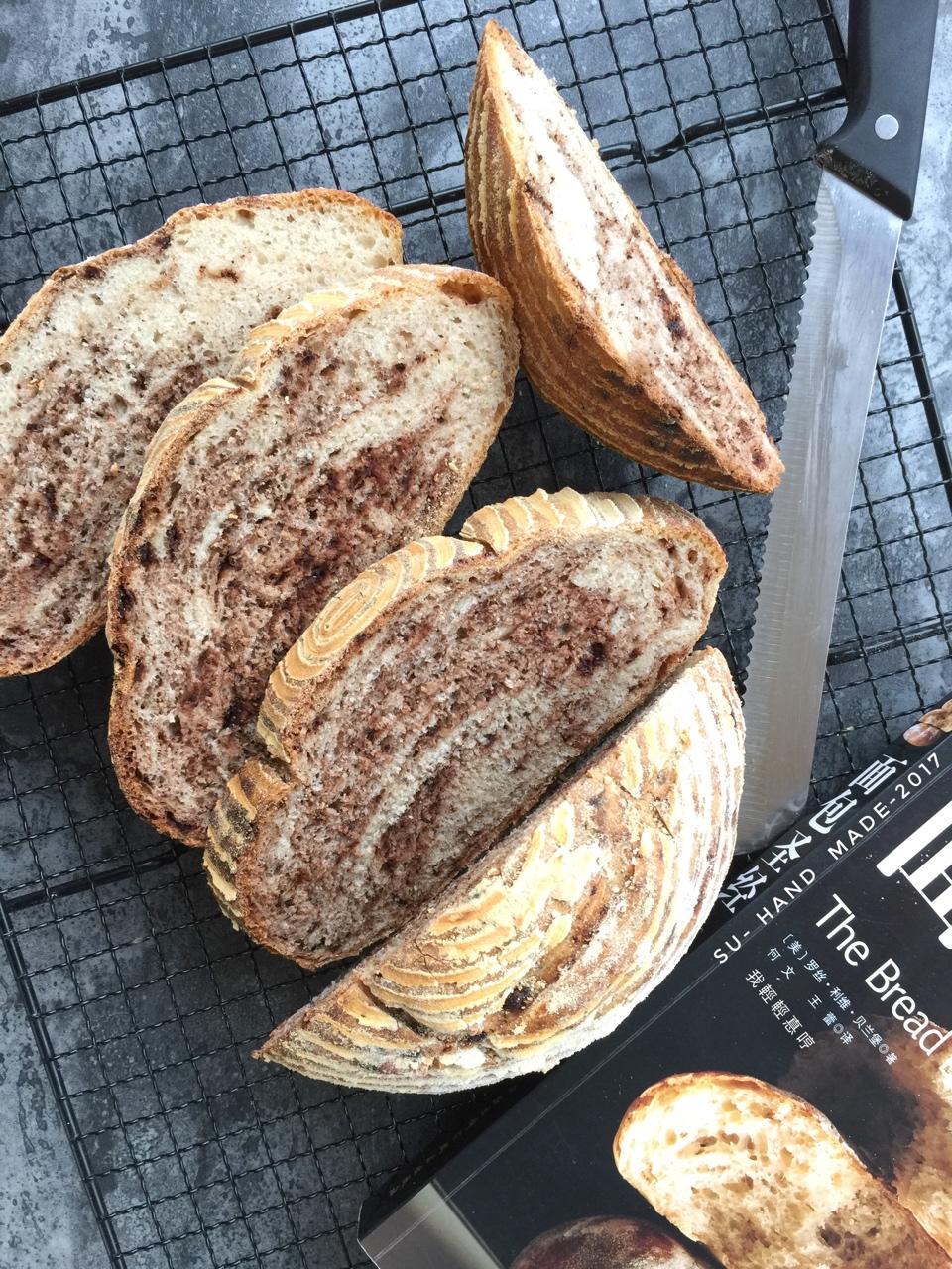 天然酵种无油蜂蜜欧包~免揉