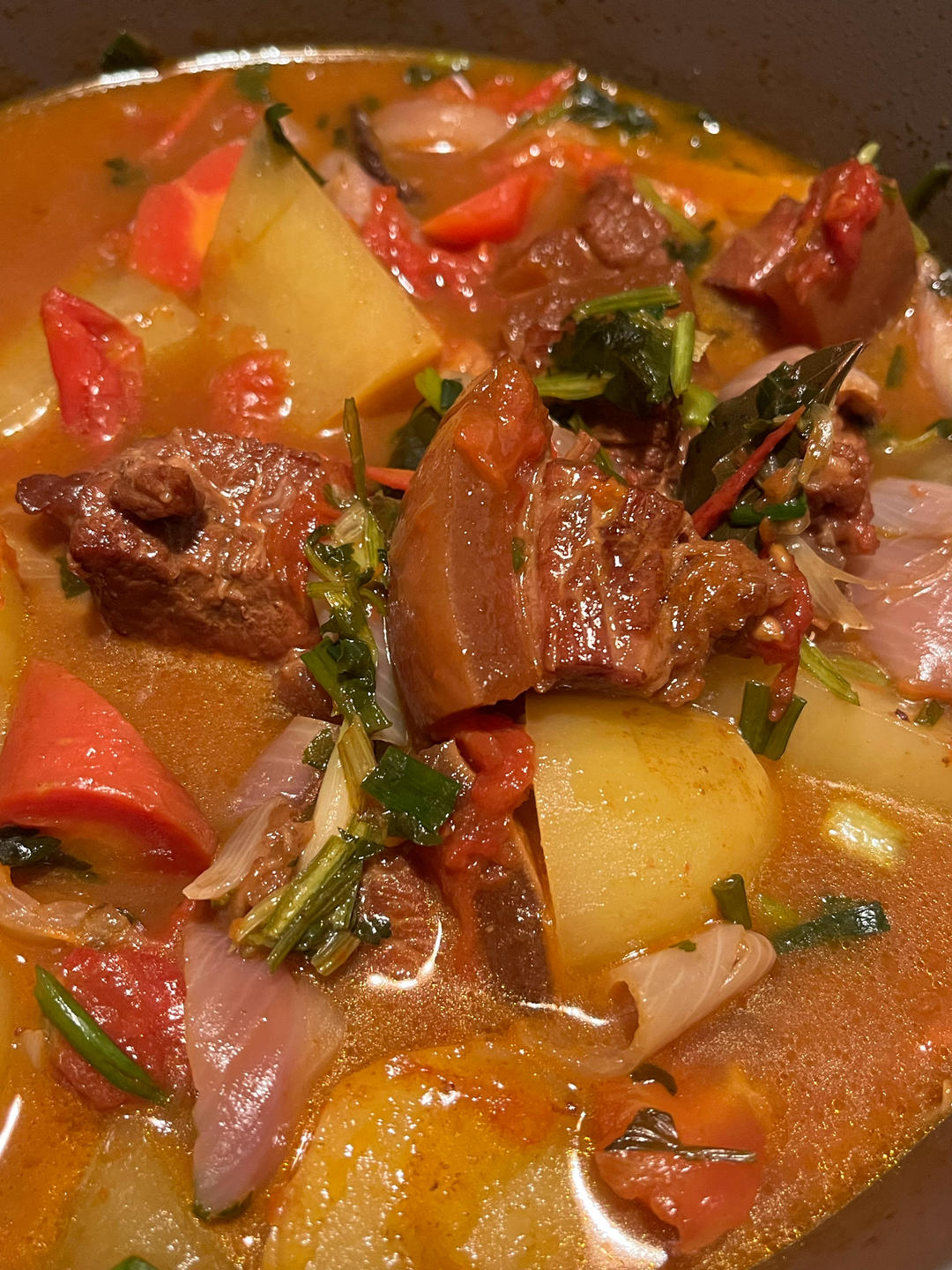 番茄土豆炖牛腩