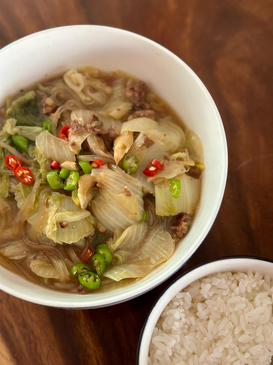 猪肉白菜炖粉条